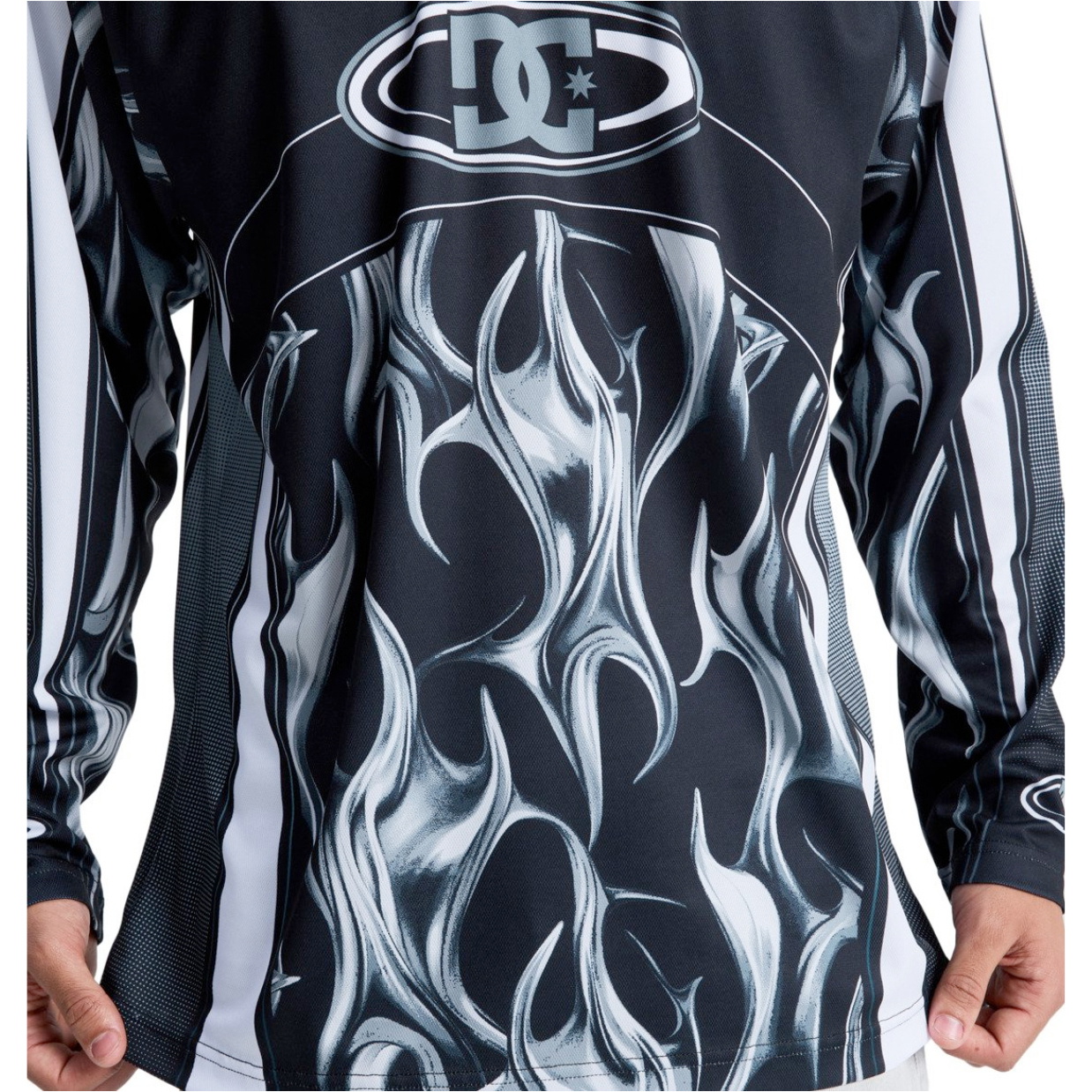 2026 DC Shoes Herre Sylem 2 Moto Trøje EDYKT03552 - Black